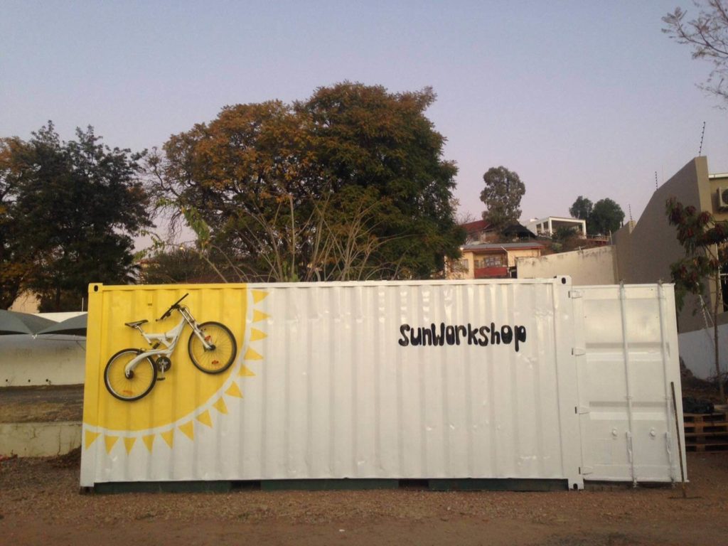 humanilog Transport Namibia Suncycles Ebikes in Container